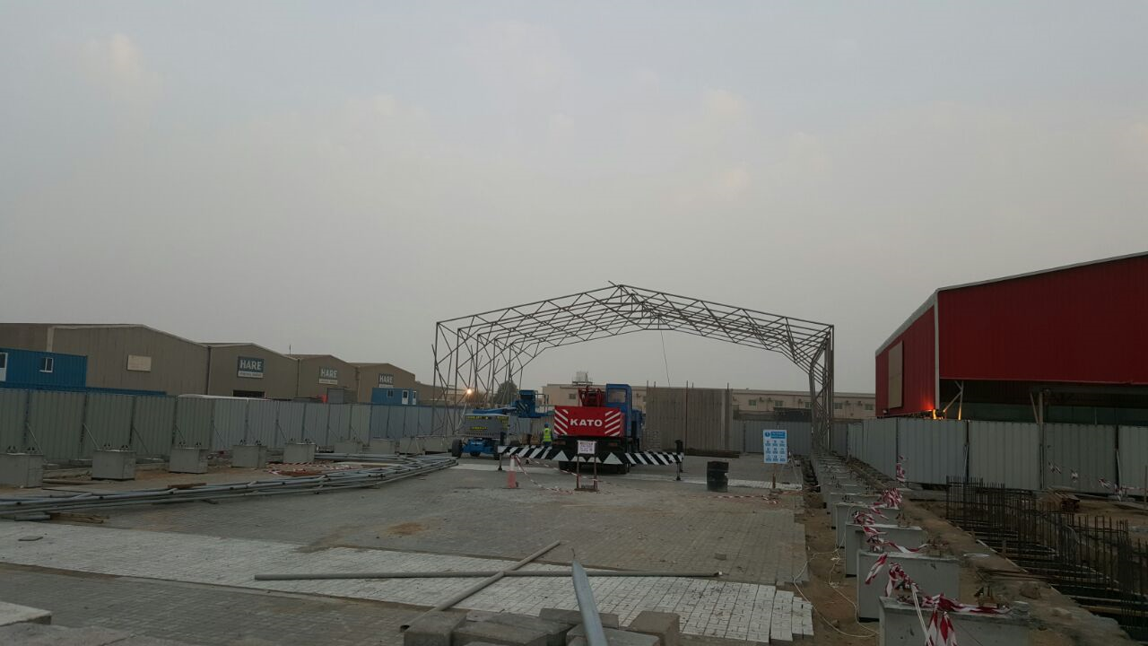 Emdad LLC – Construction of 4 sheds